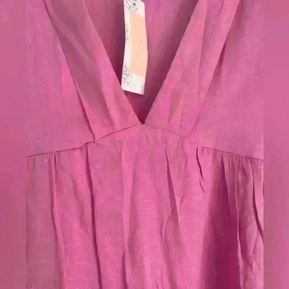 Women’s Size Small Dress Pink Maxi Boho‎ - Flowy Caftan Style Tiered - Picture 6 of 11